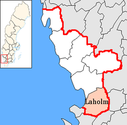 Laholm Municipality in Halland County